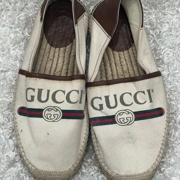 Gucci Mens Alejandro Canvas Espadrilles - Picture 2 of 15